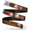 thumbnail image 1 of Looney Tunes Belt, Seatbelt Buckle Belt, Elmer Fudd Poses Browns, 30 to 44 Inches, 1 of 9