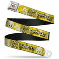 thumbnail image 1 of Looney Tunes Belt, Seatbelt Buckle Belt, Looney Tunes Tweety Face I Tawt I Taw A Puddy Tat Yellows, Youth 22 to 32 Inches, 1 of 9