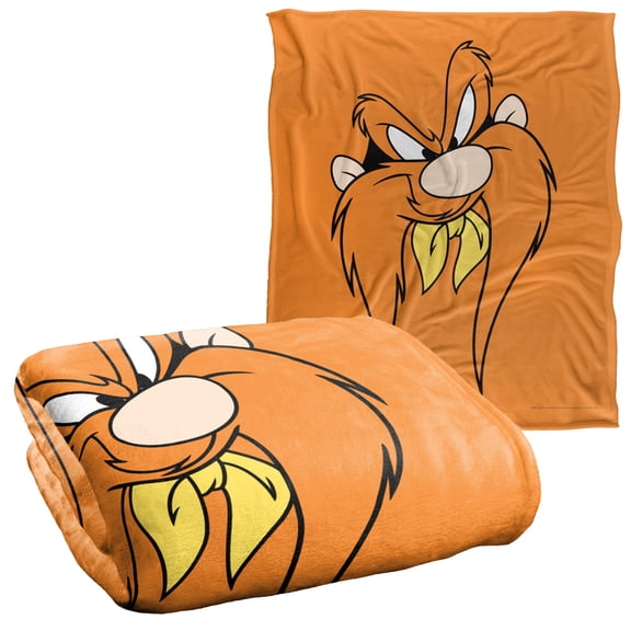 Looney Tunes Blanket, 50'x60', Yosemite Sam Face Silky Touch Super Soft Throw