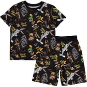Looney Tunes Boy's Bugs Bunny T-Shirt and Shorts Bundle Clothing Set- Little and Big Boys Sizes 4-20
