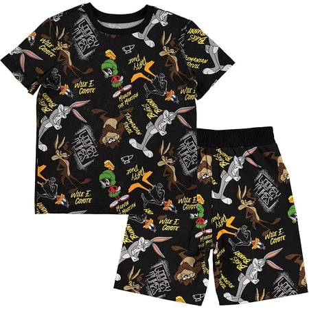 Looney Tunes Boy's Bugs Bunny T-Shirt and Shorts Bundle Clothing Set- Little and Big Boys Sizes 4-20