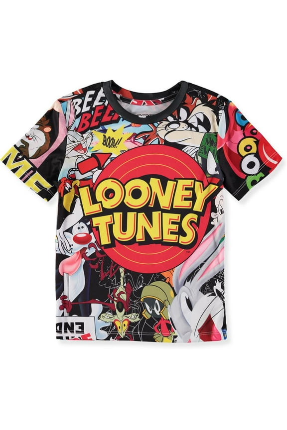 Looney Tunes Boys 4-20 Short Sleeve Sublimation T-Shirt