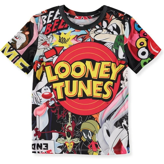 Looney Tunes Boys 4-20 Short Sleeve Sublimation T-Shirt