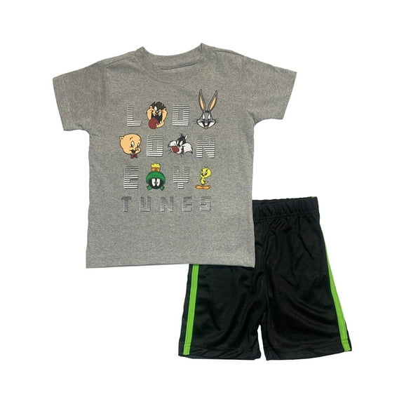 Looney Tunes Boys' Character T-Shirt and Mesh Shorts Set (Toddler Boys)
