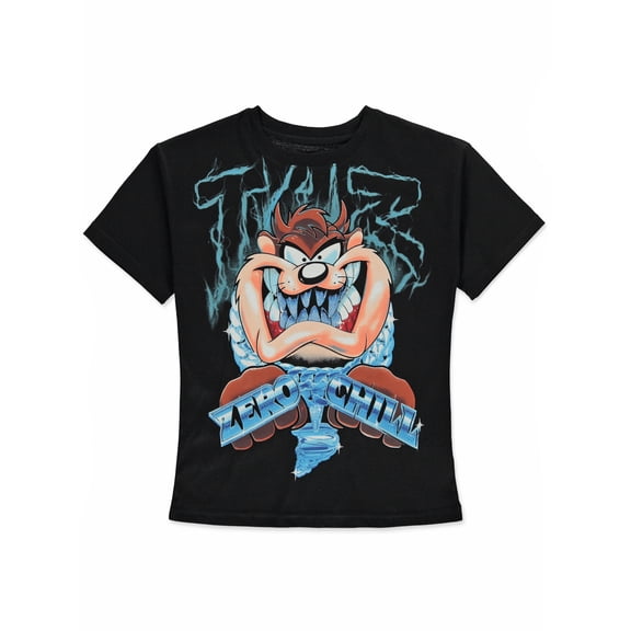 Looney Tunes Boys' Taz Devil T-Shirt Color: black Size: 4 - 5