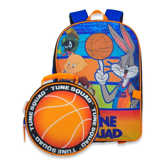 Looney Tunes Boys' Tune Squad Space Jam Backpack with Lunchbox Set