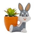 thumbnail image 1 of Looney Tunes Bugs Bunny 5-Inch Ceramic Mini Planter With Artificial Succulent, 1 of 8