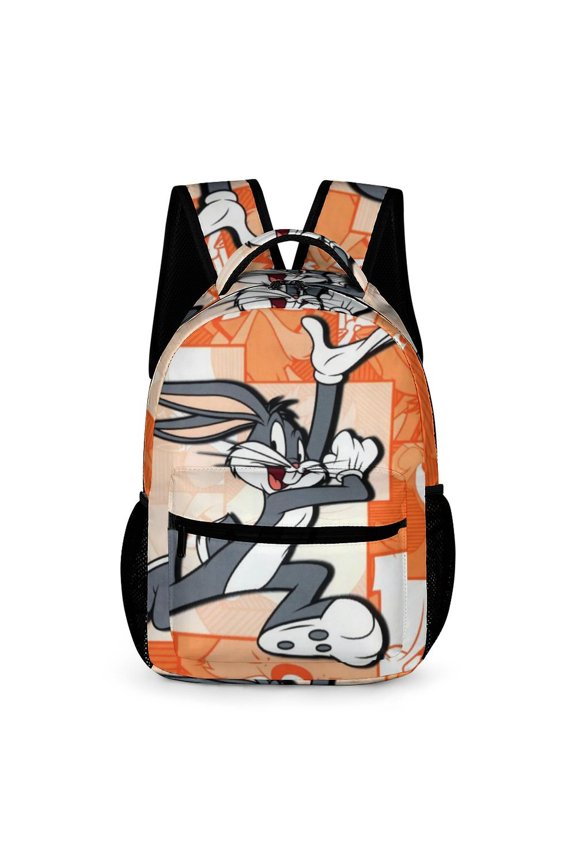 Looney Tunes Bugs Bunny Backpack Book Bags Casual Daypack for Travel Work Office