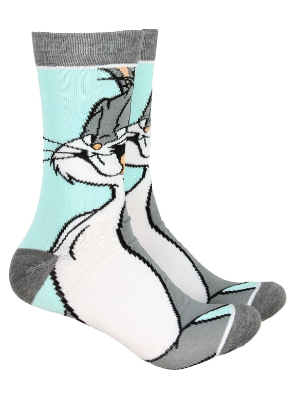 Bugs Bunny Crew Socks Character Knit Hosiery
