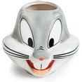 thumbnail image 1 of Silver Buffalo Looney Tunes Bugs Bunny Face 3D Sculpted Ceramic Coffee Mug, 22-Ounces, 1 of 9