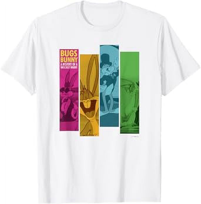 Looney Tunes Bugs Bunny History Of A Wascally Wabbit TShirt