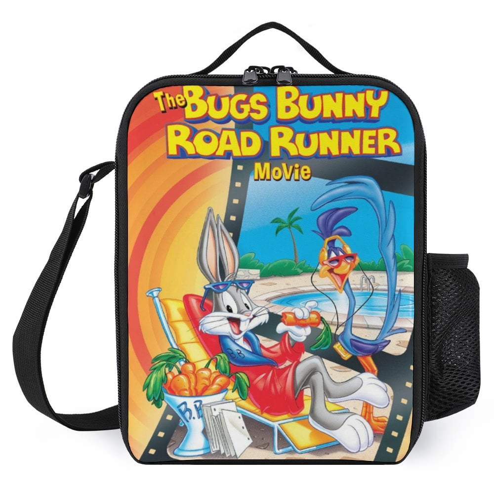 Looney Tunes Bugs Bunny Lunch Bag, Insulated Lunch Box Large Capacity