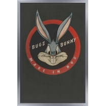 Looney Tunes - Bugs Bunny - NYC Wall Poster, 14.725" x 22.375", Framed