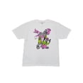 thumbnail image 1 of Looney Tunes Bugs Bunny Taz Daffy Duck Mens White 90's Remix Graphic T-Shirt 2XL, 1 of 1
