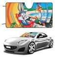 thumbnail image 1 of Looney Tunes Bugs Bunny Windshield Sun Shade - Car Sun Shade Windshield Keeps Interior Cool, Reflector Sunshade, Foldable Sunshade for Car Windshield for Cars, SUVs 51"x28", 1 of 8