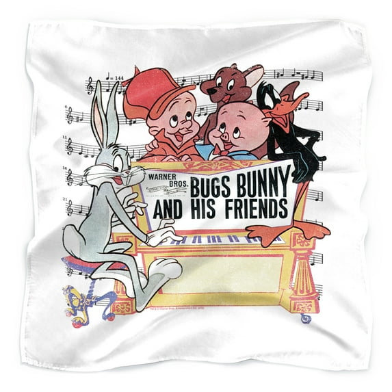 Looney Tunes Bugs and Friends Bandana (21 in x 21 in)