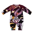 thumbnail image 1 of Looney Tunes Cartoons Baby Long Sleeve Footless, Infant Playsuit Romper Jumpsuits for Boys Girls, 1 of 8