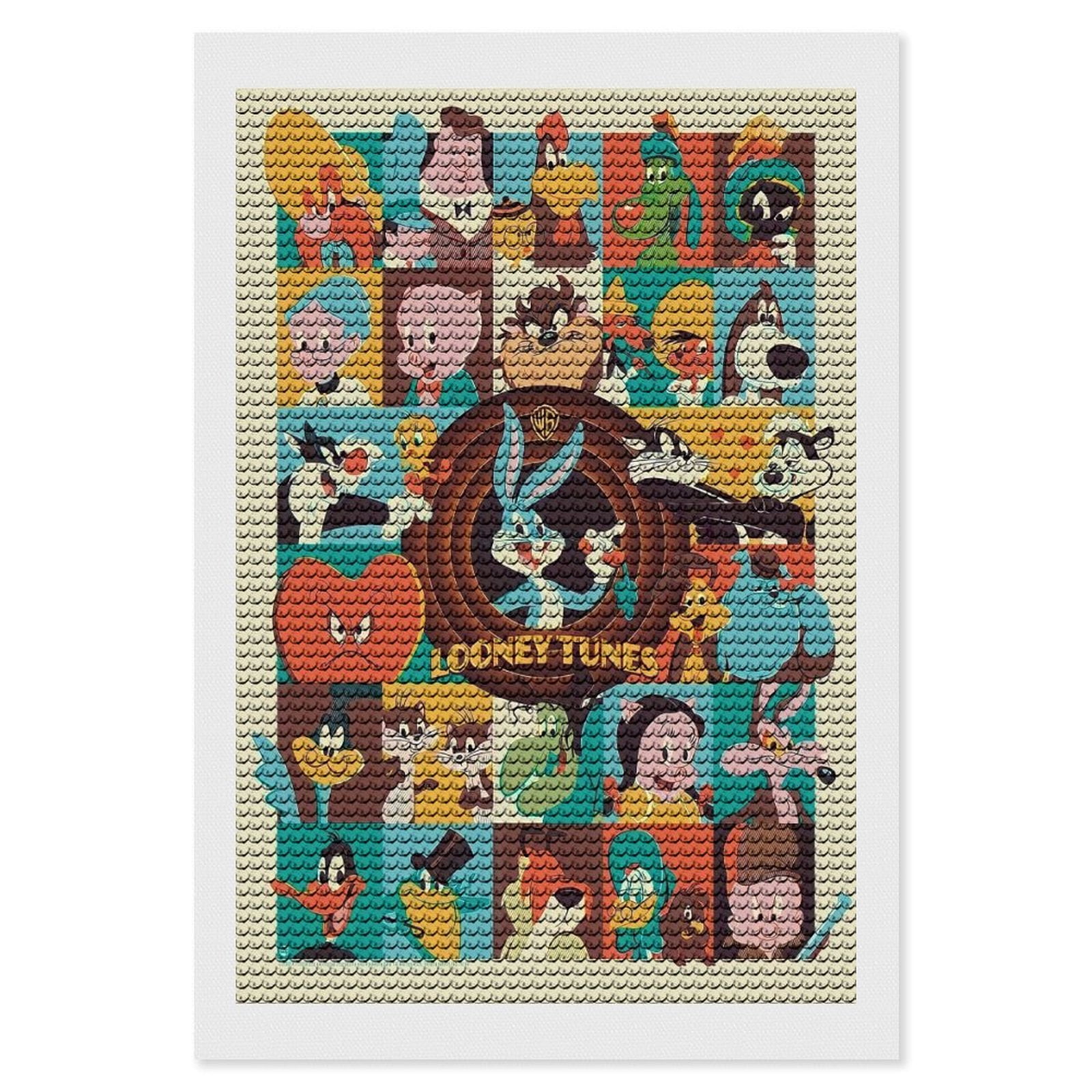 Looney Tunes Cartoons Diamond Art Kits for Adults 5D Diamond