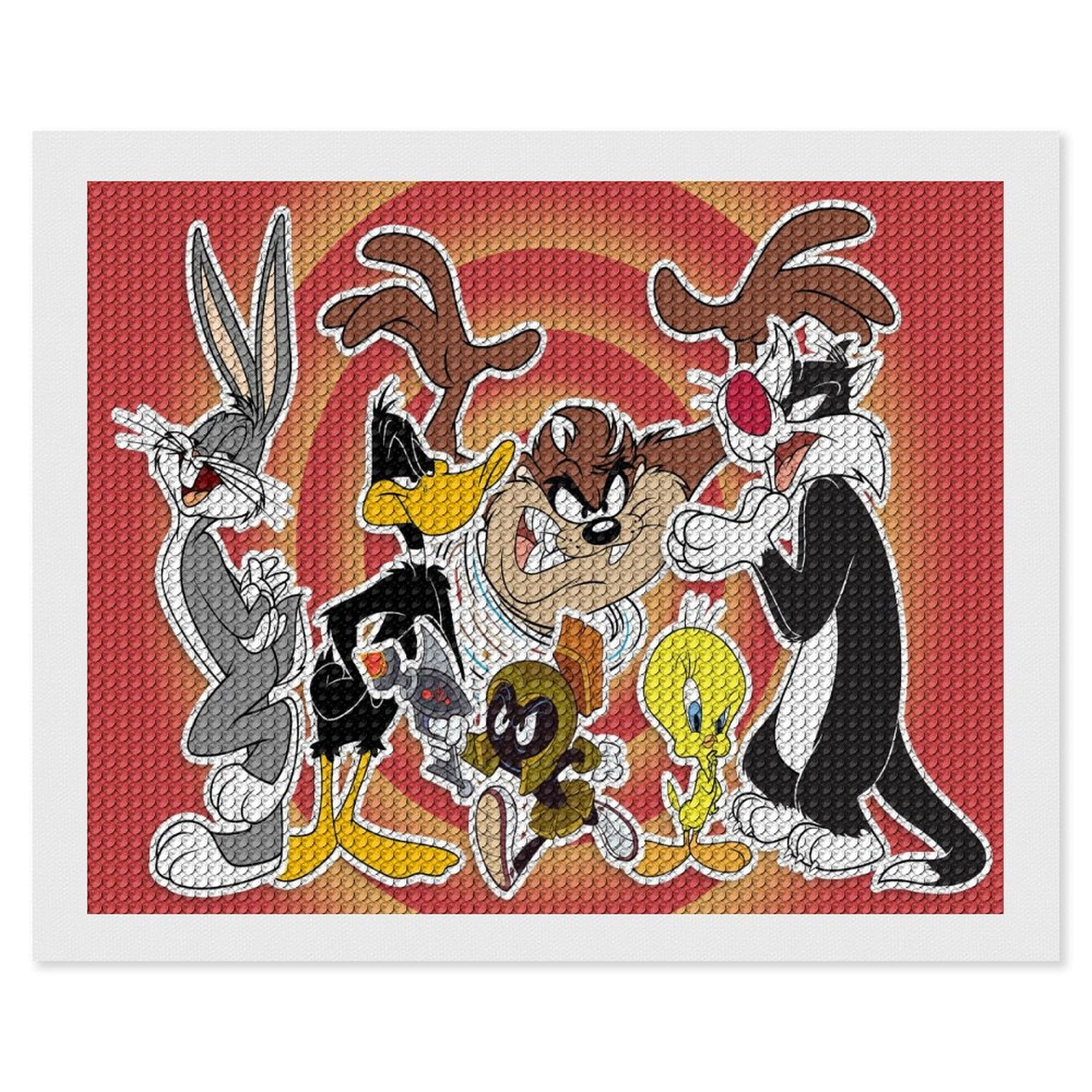 Looney Tunes Cartoons Diamond Art Kits for Adults 5D Diamond