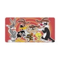 thumbnail image 1 of Looney Tunes Cartoons Gaming Mouse Mat Large Mouse Mat Extended Mouse Pad Desk Mat Non-Slip Rubber Mice Pads Stitched Edges for Computer, Office, Keyboard And Laptop, 1 of 8