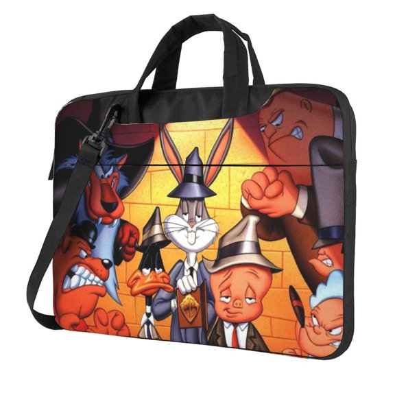 Looney Tunes Cartoons Laptop Case, Computer Bag Computer Case Laptop Briefcase Shoulder Messenger Bag for 13 inch Laptop