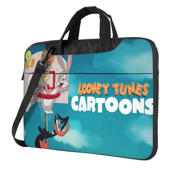 Looney Tunes Cartoons Laptop Case, Computer Bag Computer Case Laptop Briefcase Shoulder Messenger Bag for 13 inch Laptop