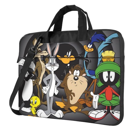 Looney Tunes Cartoons Laptop Case, Computer Bag Computer Case Laptop Briefcase Shoulder Messenger Bag for 13 inch Laptop