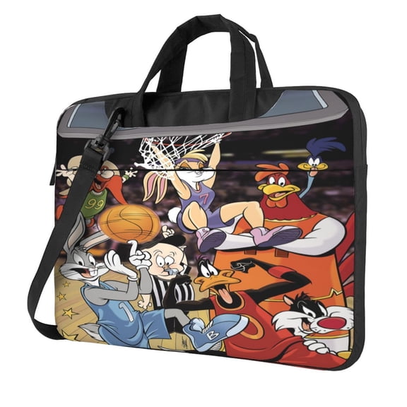 Looney Tunes Cartoons Laptop Case, Computer Bag Computer Case Laptop Briefcase Shoulder Messenger Bag for 14 inch Laptop