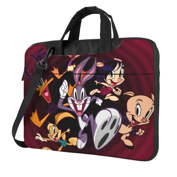 Looney Tunes Cartoons Laptop Case, Computer Bag Computer Case Laptop Briefcase Shoulder Messenger Bag for 14 inch Laptop