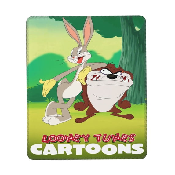 Looney Tunes Cartoons Mouse Pad, Computer Mouse Mat, Waterproof Non-Slip Rubber Base MousePads for Office Laptop 10 x 12 inch