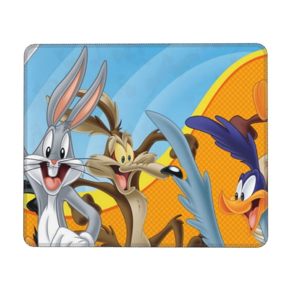 Looney Tunes Cartoons Mouse Pad, Computer Mouse Mat, Waterproof Non-Slip Rubber Base MousePads for Office Laptop 8.3 x 10.3 in