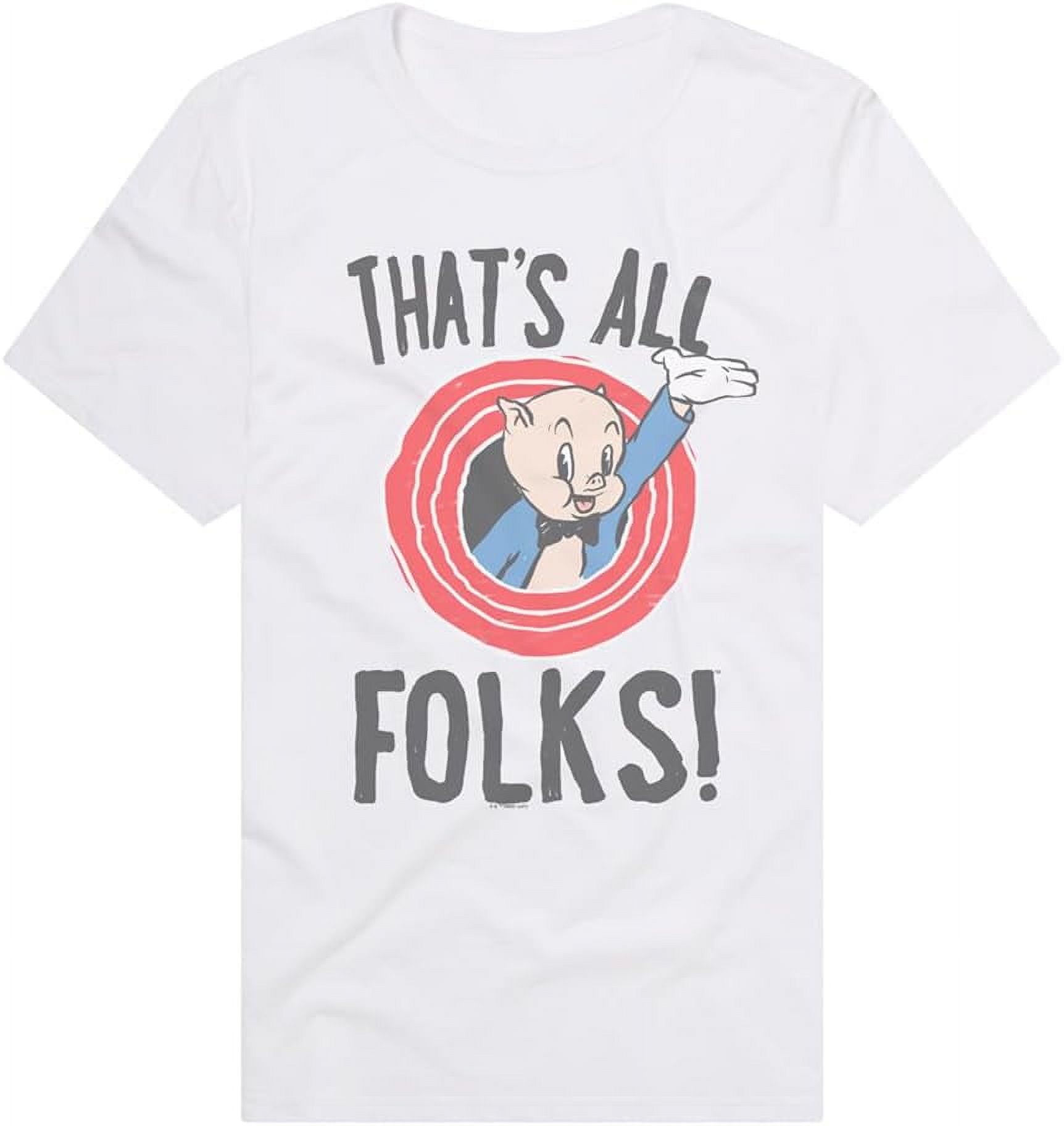 Looney Tunes Catch Phrases Adult Unisex Classic RingSpun TShirt