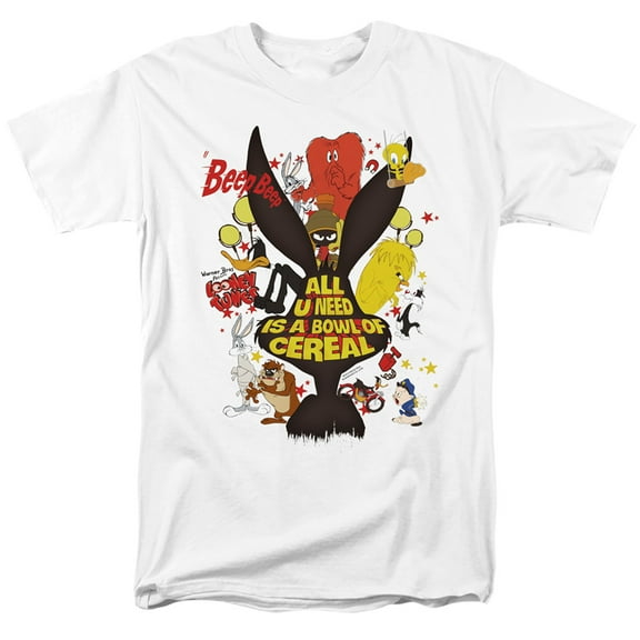 Looney Tunes Cereal Unisex Adult T Shirt For Men And Women