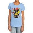 thumbnail image 1 of Looney Tunes Cereal Women's T Shirt, Light Blue, Medium, 1 of 6
