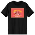 thumbnail image 1 of Looney Tunes Classic Cartoon Characters Men's Red Short Sleeve Shirt--XS, 1 of 2