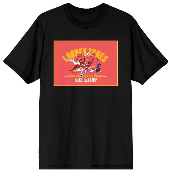 Looney Tunes Classic Cartoon Characters Men's Red Short Sleeve Shirt-XXL
