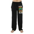 thumbnail image 1 of Looney Tunes Classic Cartoon Marvin the Martian Mens Black Pants-XS, 1 of 3