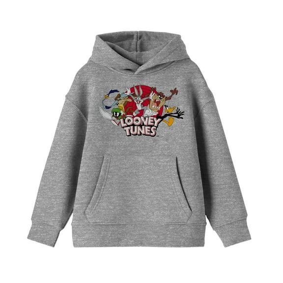 Looney Tunes Classic Characters Youth Heather Hoodie-XL