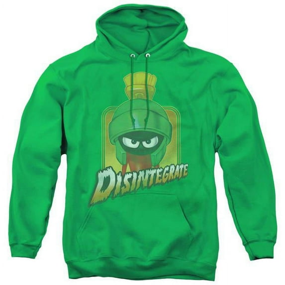 Looney Tunes & Disintegrate-Adult Pull-Over Hoodie, Kelly Green - 3X