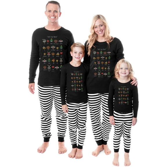 Looney Tunes Expressions Characters Tight Fit Family Pajama Set