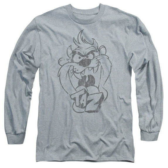 Looney Tunes - Faded Taz - Long Sleeve Shirt - XX-Large