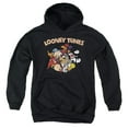 thumbnail image 1 of Looney Tunes Gang 1 Kids Pull-Over Hoodie (X-Large) for Youth Boys and Girls, Black, 1 of 5