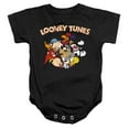 thumbnail image 1 of Looney Tunes Gang 1 Unisex Infant Snap Suit for Baby (6 Months) Black, 1 of 4