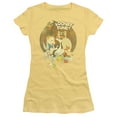 thumbnail image 1 of Looney Tunes Gangs All Here S/S Junior Women's T-Shirt Sheer Banana, 1 of 1