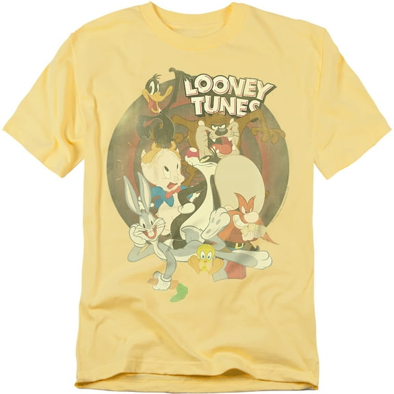 Looney Tunes T-Shirt Gangs All Here Unisex Graphic Tee For Men & Women