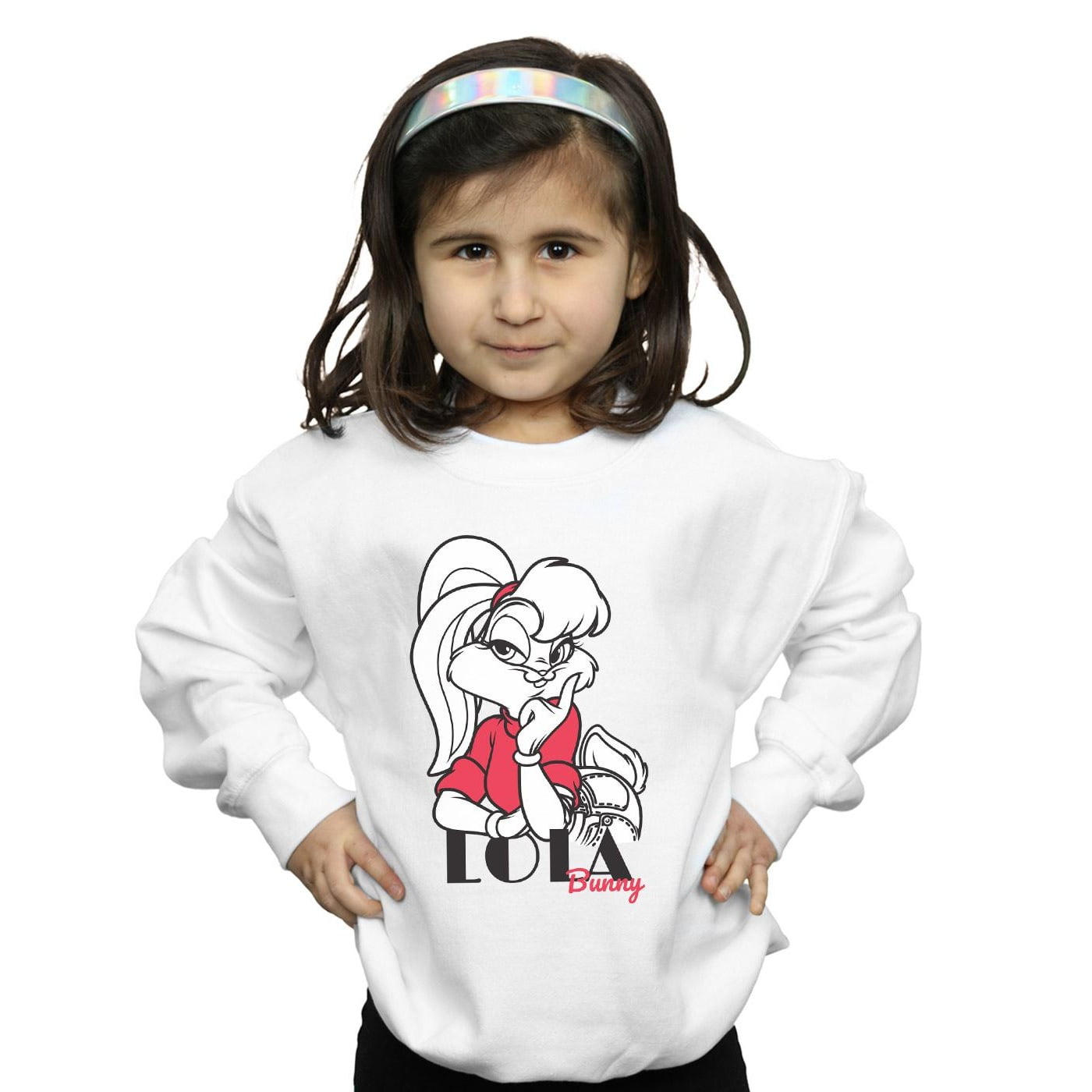 Looney Tunes Girls Classic Lola Bunny Cotton Sweatshirt - Walmart.com