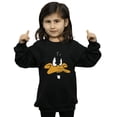 thumbnail image 1 of Looney Tunes Girls Daffy Duck Big Face Sweatshirt, 1 of 5