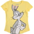 thumbnail image 1 of Looney Tunes Girls T-Shirt - Bugs Bunny & Daffy Duck Front & Back Tee, Sizes 4-16, 1 of 3