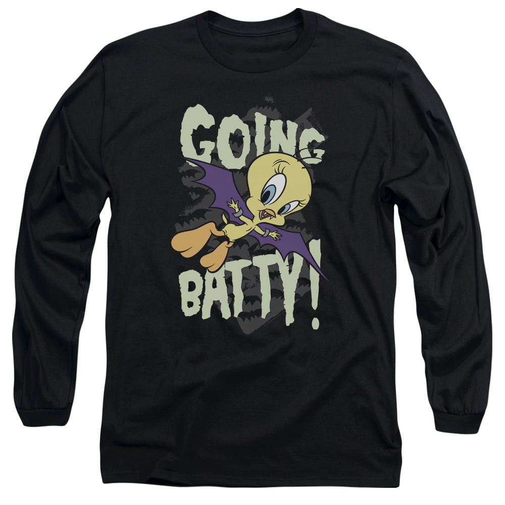 Looney Tunes Going Batty Mens Long Sleeve Shirt - Walmart.com