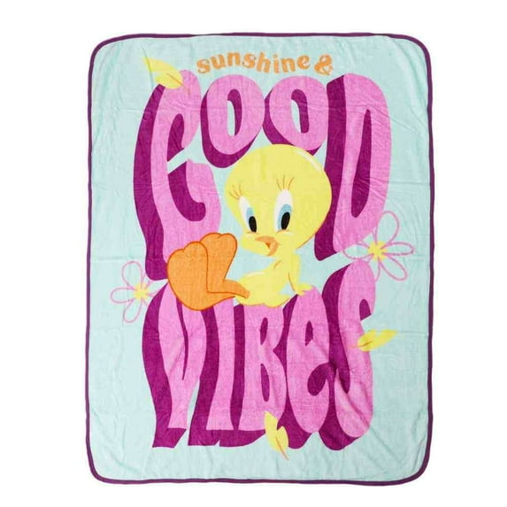 Looney Tunes Good Vibes Silk Touch Throw Blanket